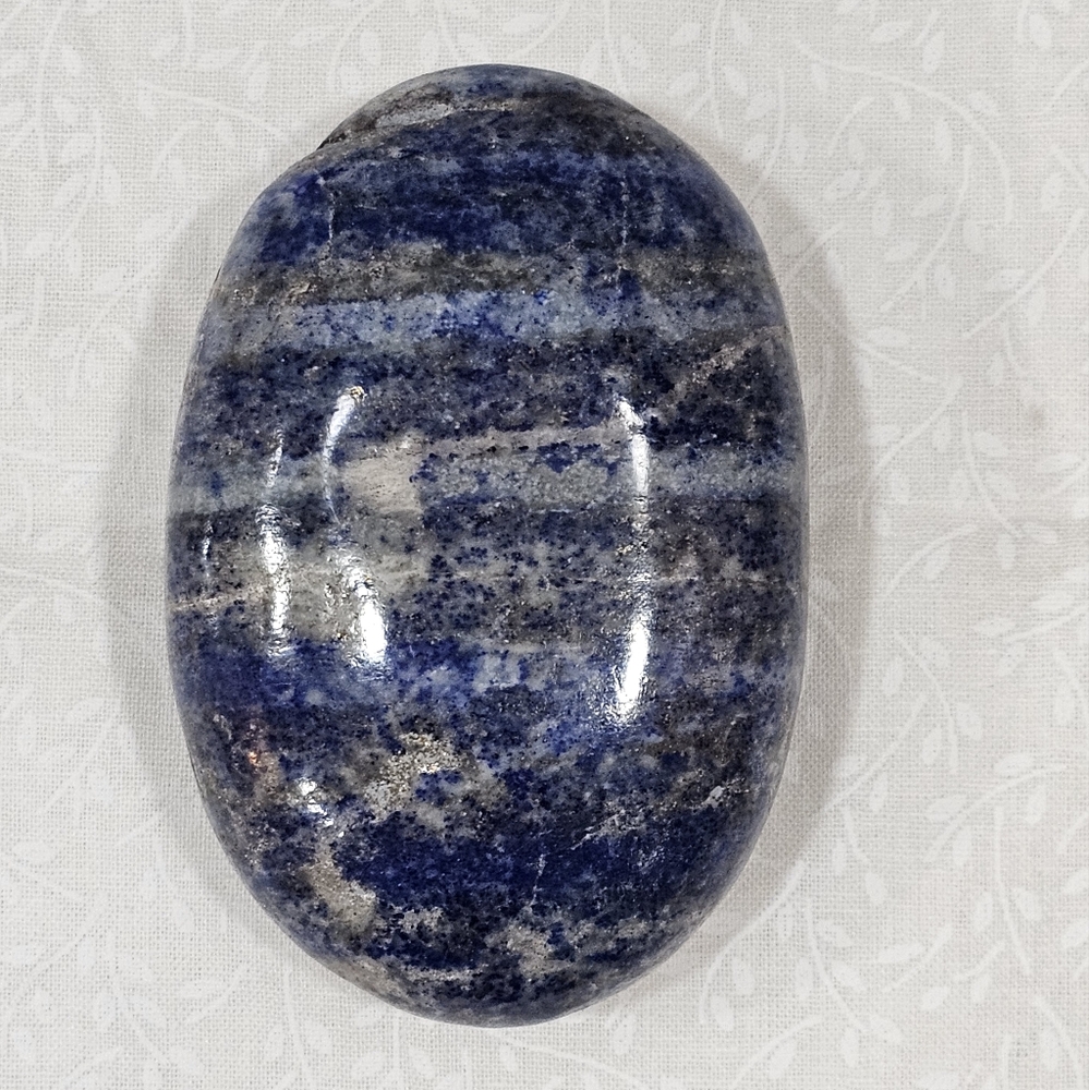 Lapis Lazuli Crystal Big Palm Stone